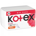 Огляд Гігієнічні прокладки Kotex Ultra Normal 30 шт. (5029053569093): характеристики, відгуки, ціни.