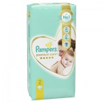 Огляд Підгузки Pampers Premium Care Розмір 2 (4-8 кг) 46 шт (8001841104799): характеристики, відгуки, ціни.