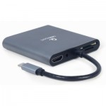 Огляд Концентратор Cablexpert USB-C 6-in-1 (Hub3.1/HDMI/VGA/PD/card-reader/audio) (A-CM-COMBO6-01): характеристики, відгуки, ціни.