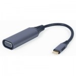 Огляд Перехідник USB Type-C to VGA, Full HD 60Hz Cablexpert (A-USB3C-VGA-01): характеристики, відгуки, ціни.