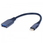 Огляд Дата кабель OTG USB 3.0 AF to Type-C 0.15m Cablexpert (A-USB3C-OTGAF-01): характеристики, відгуки, ціни.