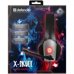 Огляд Навушники Defender X-Skull Black-Grey (64585): характеристики, відгуки, ціни.