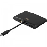 Огляд Концентратор ST-Lab USB 3.1 Type-C to HDMI 4K + DVI + VGA + 2хUSB3.0 + Gigabit R (U-2200): характеристики, відгуки, ціни.