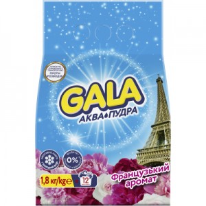 Пральний порошок Gala Аква-Пудра Французький аромат 1.8 кг (8006540514733)