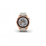 Огляд Смарт-годинник Garmin fenix 7S Sol, Rose Gold w/Light Sand Band, GPS (010-02539-11): характеристики, відгуки, ціни.