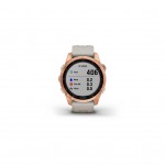 Огляд Смарт-годинник Garmin fenix 7S Sol, Rose Gold w/Light Sand Band, GPS (010-02539-11): характеристики, відгуки, ціни.