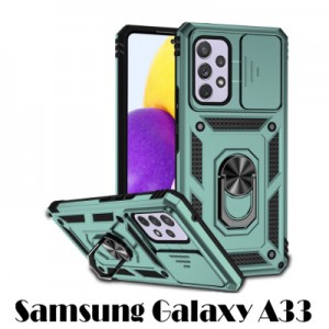 Чохол до мобільного телефона BeCover Military Samsung Galaxy A33 SM-A336 Dark Green (707386)