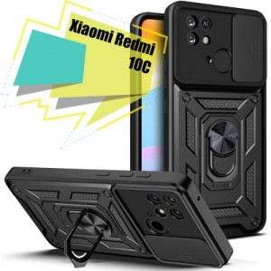 Чохол до мобільного телефона BeCover Military Xiaomi Redmi 10C Black (707425)