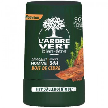 Дезодорант L'Arbre Vert для чоловіків з екстрактом кедра 50 мл (3450601040238)