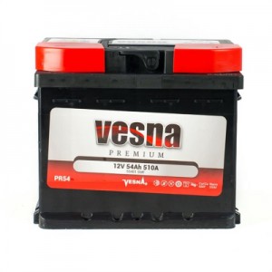 Автомобільний акумулятор Vesna 54 Ah/12V Premium Euro (415 254)