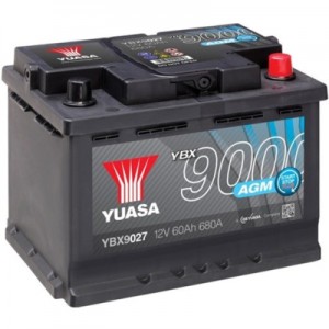 Огляд Акумулятор автомобільний Yuasa 12V 60Ah AGM Start Stop Plus Battery (YBX9027): характеристики, відгуки, ціни.