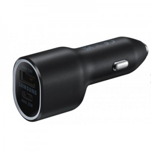 Огляд Зарядний пристрій Samsung 40W Car Charger (w/o Cable) Black (EP-L4020NBEGRU): характеристики, відгуки, ціни.