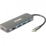 Огляд Концентратор D-Link USB-C 3xUSB3.0, 1xUSB-C, 1xHDMI (DUB-2333): характеристики, відгуки, ціни.