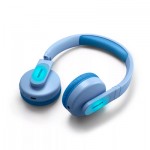 Огляд Навушники Philips Kids TAK4206 On-ear Colored light panels Wireless Blue (TAK4206BL/00): характеристики, відгуки, ціни.