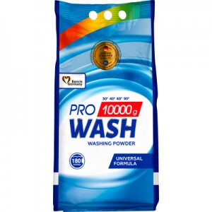 Огляд Пральний порошок Pro Wash Універсальний 10 кг (4260637722089): характеристики, відгуки, ціни.