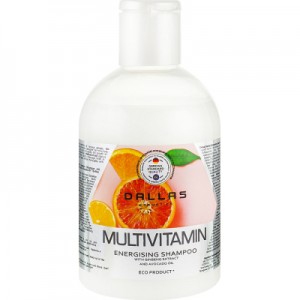 Шампунь Dalas Multivitamin Мультивітамінний енергетичний з екстрактом женьшеню та олією авокадо 1000 г (4260637723338)