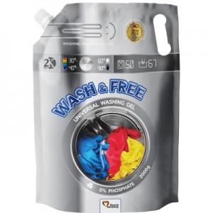 Огляд Гель для прання Wash&Free універсальний 2 кг (4260637720733): характеристики, відгуки, ціни.