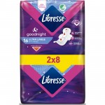 Огляд Гігієнічні прокладки Libresse Ultra Goodnight Large 16 шт. (7322540960273): характеристики, відгуки, ціни.