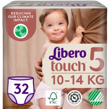 Підгузки Libero Touch Pants Розмір 5 (10-14 кг) 32 шт (7322541739571)