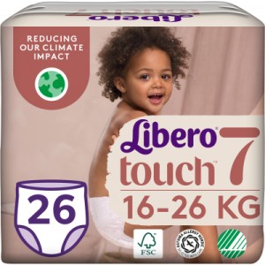 Огляд Підгузок Libero Touch Pants Розмір 7 (16-26 кг) 26 шт (7322541739786): характеристики, відгуки, ціни.