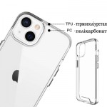 Огляд Чохол до мобільного телефона BeCover Space Case Apple iPhone 14 Transparancy (708581): характеристики, відгуки, ціни.