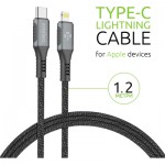 Огляд Дата кабель Type-C to Lightning 1.2m CBGPD30WTL1 30W grey Intaleo (1283126518089): характеристики, відгуки, ціни.