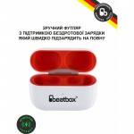 Огляд Навушники BeatBox PODS PRO 1 Wireless Charging White-Red (bbppro1wcwr): характеристики, відгуки, ціни.