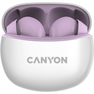 Огляд Навушники Canyon TWS-5 Purple (CNS-TWS5PU): характеристики, відгуки, ціни.