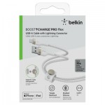 Огляд Дата кабель USB 2.0 AM to Lightning 1.0m white Belkin (CAA010BT1MWH): характеристики, відгуки, ціни.