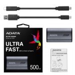 Огляд Накопичувач SSD USB 3.2 500GB ADATA (AELI-SE880-500GCGY): характеристики, відгуки, ціни.