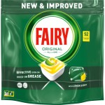 Огляд Таблетки для посудомийних машин Fairy Original All in One Lemon 92 шт. (8006540726945): характеристики, відгуки, ціни.