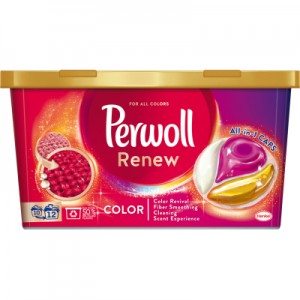 Огляд Капсули для прання Perwoll Renew Color для кольорових речей 12 шт. (9000101569537): характеристики, відгуки, ціни.