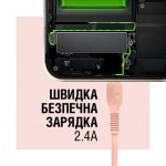 Огляд Дата кабель USB 2.0 AM to Type-C 1.2m AL-CBCOLOR-T1BK Peach ACCLAB (1283126518263): характеристики, відгуки, ціни.