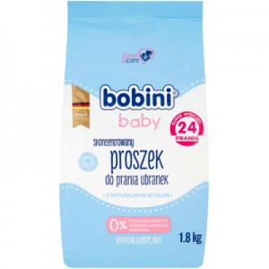 Огляд Пральний порошок Bobini Baby Universal для дитячих речей 1.8 кг (4013356244918): характеристики, відгуки, ціни.