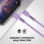 Огляд Дата кабель Type-C to Lightning 1.0m AR88 3A Purple Armorstandart (ARM65290): характеристики, відгуки, ціни.