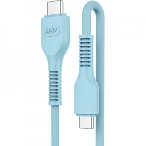Огляд Дата кабель USB-C to USB-C 1.0m AR88 3A blue Armorstandart (ARM65292): характеристики, відгуки, ціни.