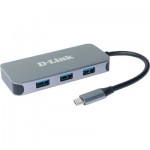 Огляд Концентратор D-Link 3xUSB3.0, 1xUSB-C/PD, 1xHDMI 1.4b, 1xGE, USB-C (DUB-2335): характеристики, відгуки, ціни.