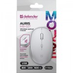 Огляд Мишка Defender Auris MB-027 Silent Wireless White (52028): характеристики, відгуки, ціни.