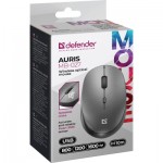 Огляд Мишка Defender Auris MB-027 Silent Wireless Grey (52029): характеристики, відгуки, ціни.