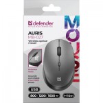 Огляд Мишка Defender Auris MB-027 Silent Wireless Grey (52029): характеристики, відгуки, ціни.