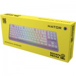 Огляд Клавіатура Hator Rockfall 2 Mecha TKL Orange USB Lilac (HTK-724): характеристики, відгуки, ціни.