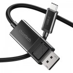 Огляд Кабель мультимедійний USB 3.1 Type-C to DisplayPort 1.8m V1.4 Thunderbolt 3 4K60Hz PVC Choetech (XCP-1803): характеристики, відгуки, ціни.