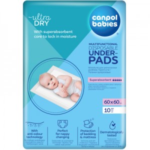 Пелюшки для малюків Canpol babies 60х60 см 10 шт (78/006)