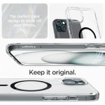 Огляд Чохол до мобільного телефона Spigen Apple iPhone 15 Ultra Hybrid MagFit Black (ACS06803): характеристики, відгуки, ціни.