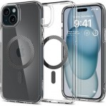 Огляд Чохол до мобільного телефона Spigen Apple iPhone 15 Ultra Hybrid MagFit Carbon Fiber (ACS06805): характеристики, відгуки, ціни.
