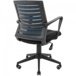 Огляд Офісне крісло Richman Флеш Ю Пластик М-1 (Tilt) Сітка чорна + синя (ADD0003030): характеристики, відгуки, ціни.