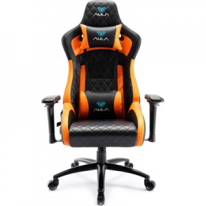 Огляд Крісло ігрове Aula F1031 Gaming Chair Black/Orange (6948391286211): характеристики, відгуки, ціни.
