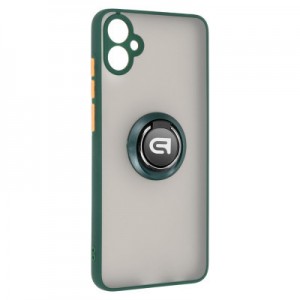 Чохол до мобільного телефона Armorstandart Frosted Matte Ring Samsung A05 (A055) Dark Green (ARM72761)