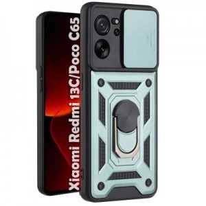 Чохол до мобільного телефона BeCover Military Xiaomi Redmi 13C / Poco C65 Dark Green (710563)