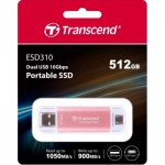 Огляд Накопичувач SSD USB 3.2 512GB Transcend (TS512GESD310P): характеристики, відгуки, ціни.